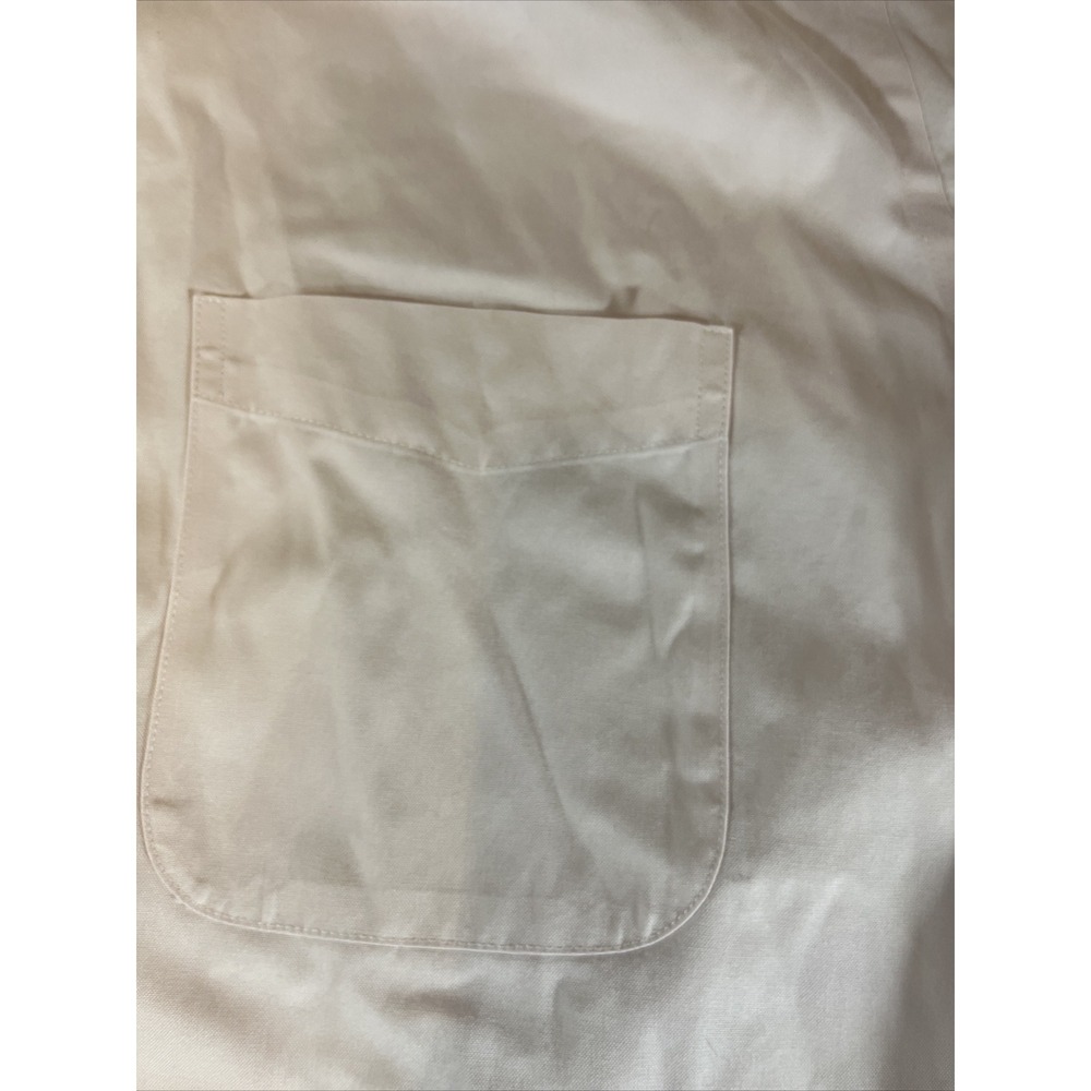 Roundtree & Yorke Gold Label Mens 16.5 Pink Long Sleeve Dress Shirt - Picture 5 of 16